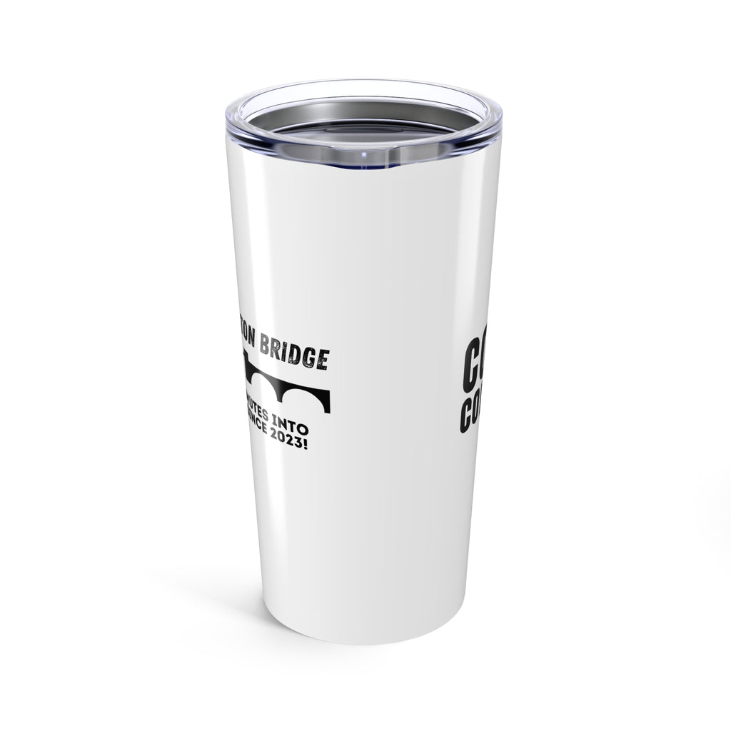 Satire Tumbler — "The Washington Bridge: Turning commutes into adventures since 2023!"