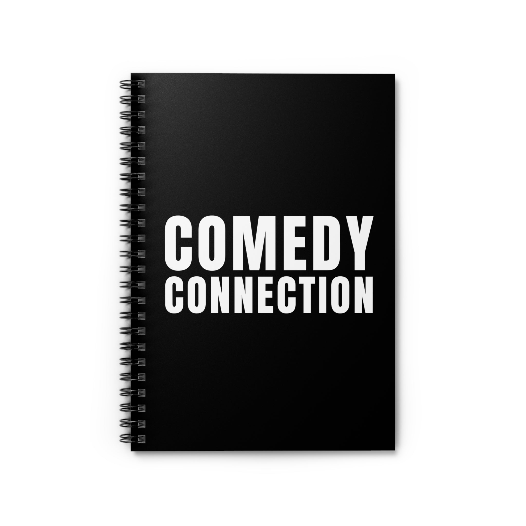 Comedy Connection Spiral Notebook — Ruled Journal for Writers & Comedians