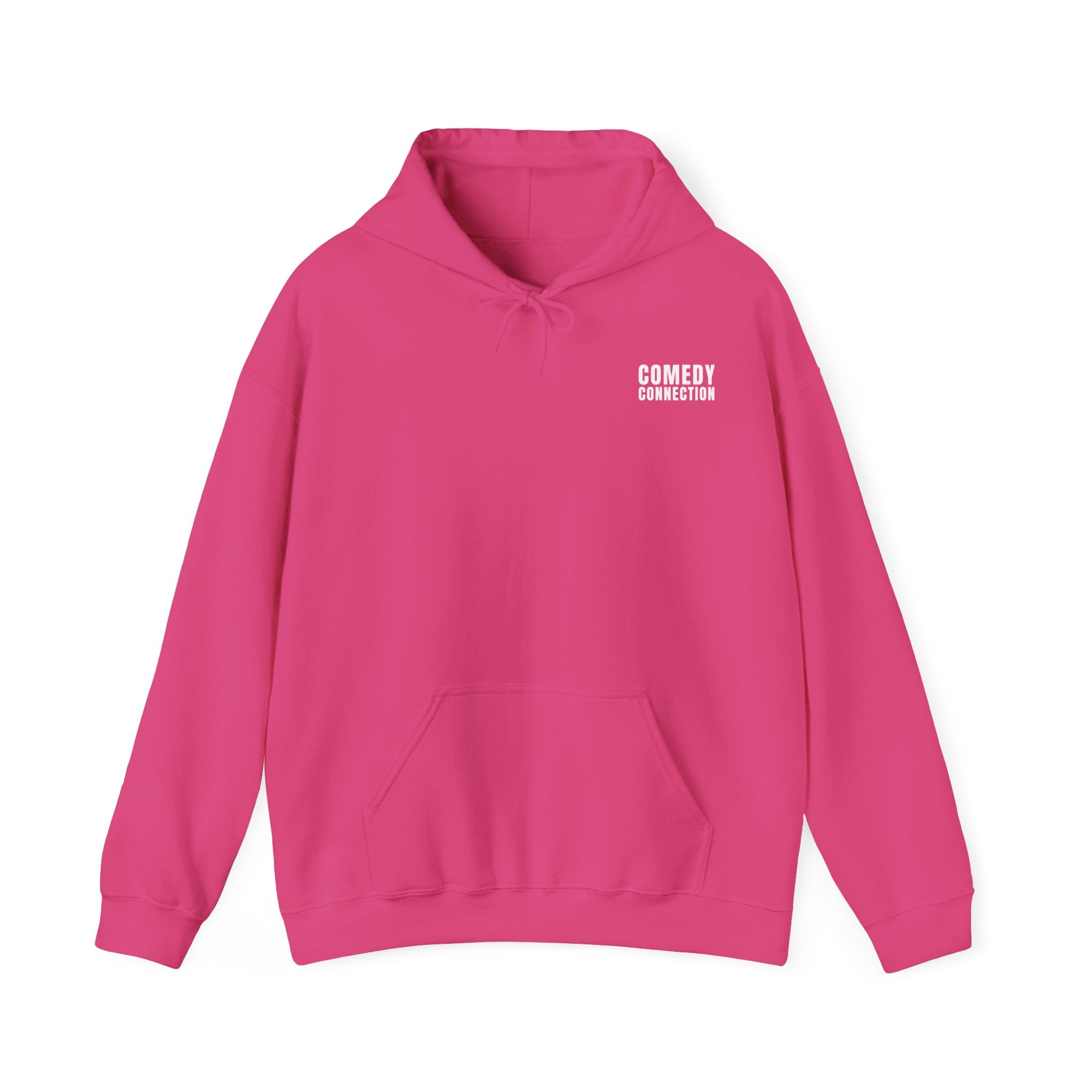 Comedy Connection Logo Hoodie — Left Chest Emblem
