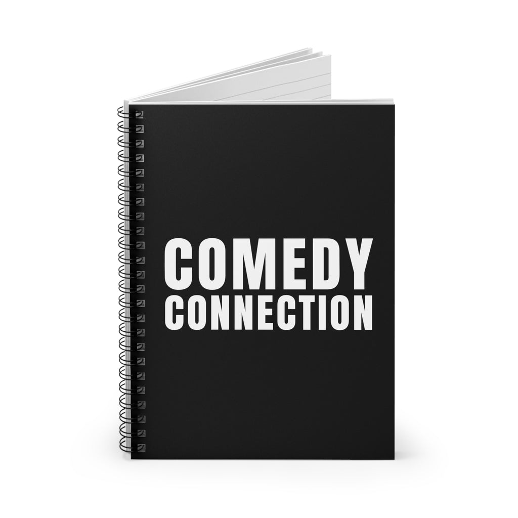 Comedy Connection Spiral Notebook — Ruled Journal for Writers & Comedians