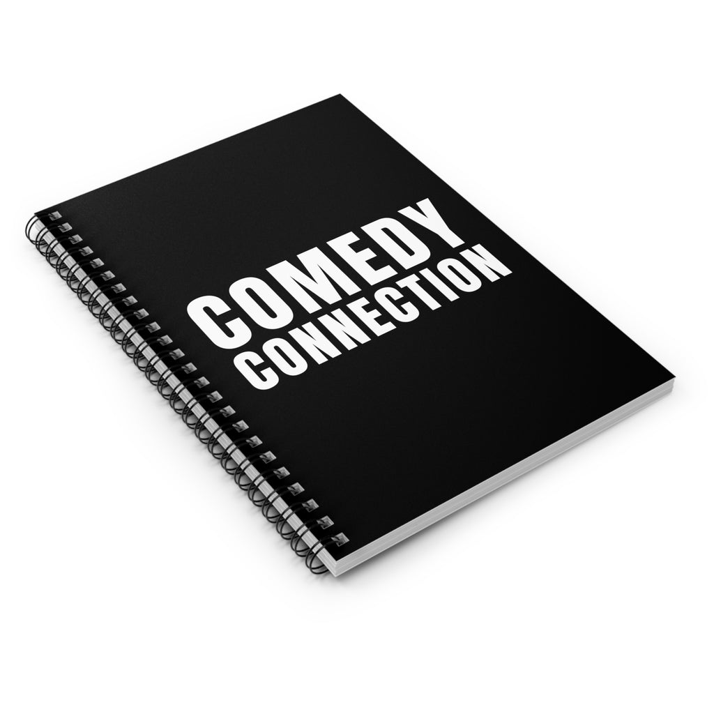 Comedy Connection Spiral Notebook — Ruled Journal for Writers & Comedians