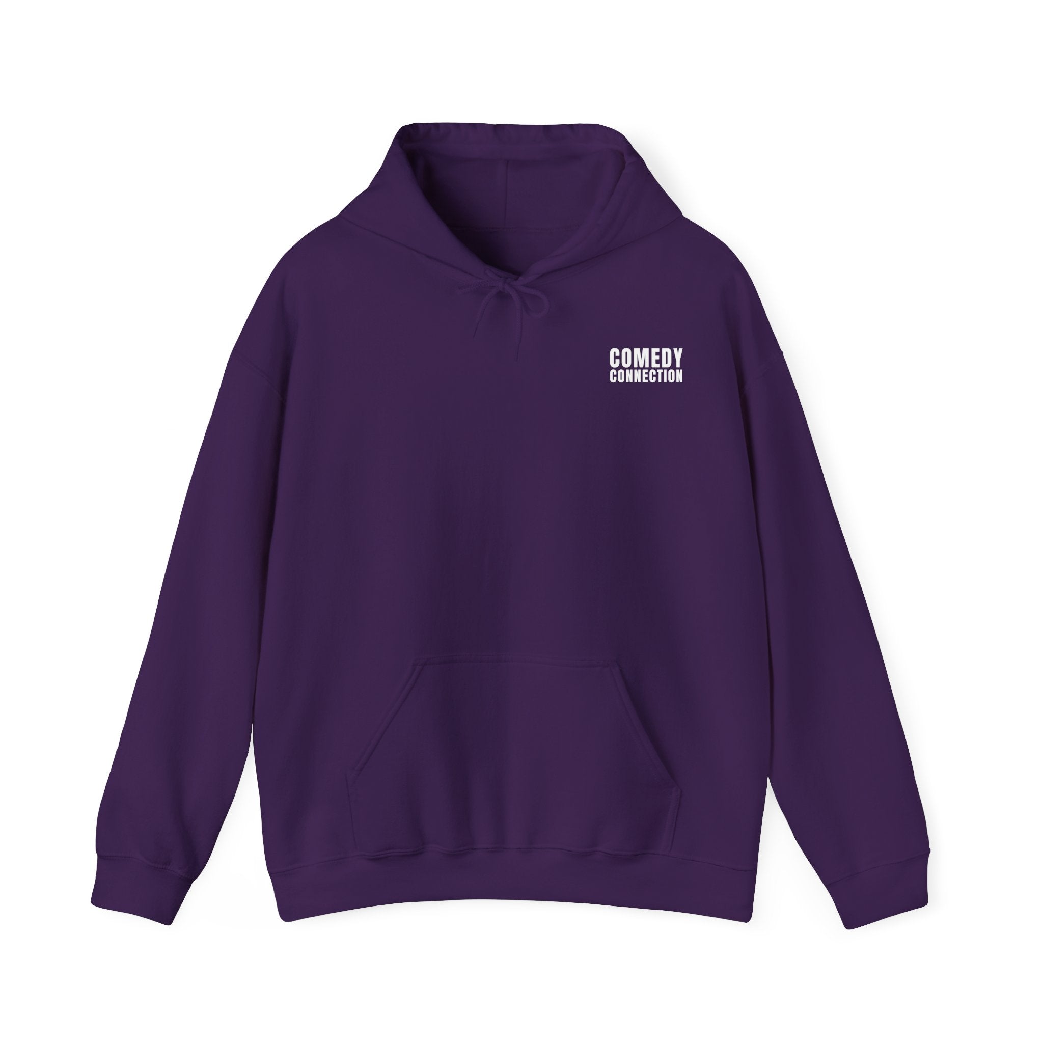 Comedy Connection Logo Hoodie — Left Chest Emblem