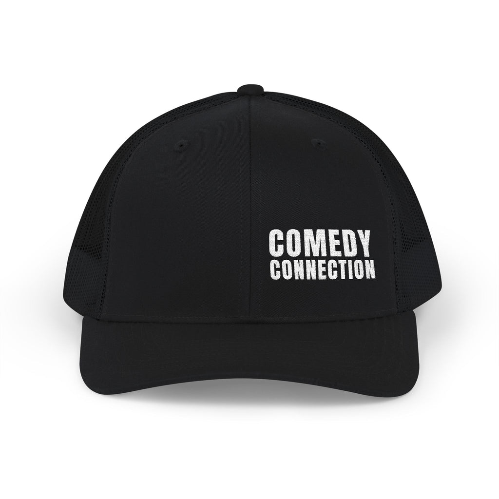 Trucker Cap — "Comedy Connection" Embroidered Snapback